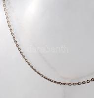 Ezüst (Ag) gyűrűbross és nyaklánc, közte jelzett, nettó 16,3g