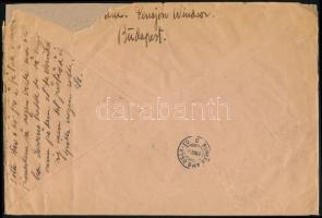 1938 Szent István blokk ajánlott légi levélen Norvégiába. Rendkívül ritka darab, köznapi állapotban ...