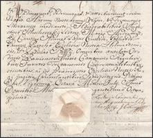 1780 Todl Dániel leleszi prépost nevében kiállított latin nyelvű okirat (Szucsányi László és György ...