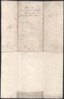 1780 Todl Dániel leleszi prépost nevében kiállított latin nyelvű okirat (Szucsányi László és György ...