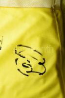 A Brazil labdarúgó-válogatott játékosai által aláírt mez, (legalább) 18 db különböző aláírással, köz...