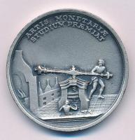1980 k. "Miskolci Egyetem - 1735 - 1949 - Gépészmérnöki Kar" kétoldalas, ezüstözött bronz ...