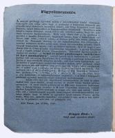 Mezei naptár, gazdasági kalendáriom. A nép használatául 1844-dik szökő évre Kiadja a Magyar Gazdaság...