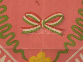 1950 Fischer Ilona, Filo (1910-1986): Ünnepi vásár, Szombathely, kiadja: Pátria Nyomda, sérülésekkel...