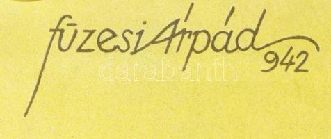 1942 Füzesi Árpád (1891-?): Kiállítás és Kiskun-Muzeum megnyitása Kiskunfélegyházán, plakát, papír, ...