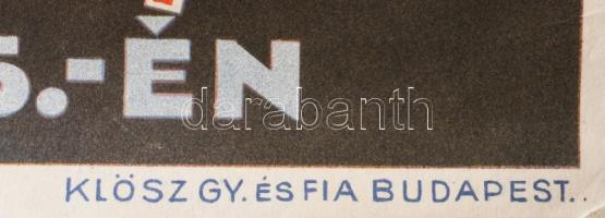 1942 Füzesi Árpád (1891-?): Kiállítás és Kiskun-Muzeum megnyitása Kiskunfélegyházán, plakát, papír, ...