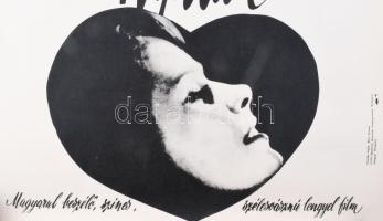 Gunda Antal (1929-): Mária és Napóleon. Filmplakát, papír, Egyetemi Nyomda mélynyomása, feltekerve, ...