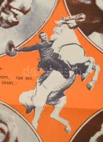 1978 Tappancsok, mancsok, állkapcsok, filmplakát, papír, BKkm. Moziüzemi V. Rota, hajtásnyomokkal, k...