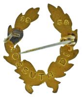 1954. "Kossuth-díj I. fokozata" aranyozott, zománcozott bronz kitüntetés, hátoldalán dombo...