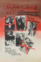 1982 Szökés a halál elől, filmplakát, papír, Egyetemi Nyomda, kisebb sérülésekkel, hajtásnyomok mentén lapszéli szakadásokkal, 57x41cm