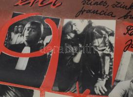 1982 Szökés a halál elől, filmplakát, papír, Egyetemi Nyomda, kisebb sérülésekkel, hajtásnyomok ment...