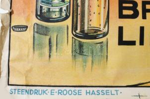 1935 Ernest Roose (1887-1965): Kempo ásványvíz és limonádé, belga reklámplakát, litográfia, felteker...