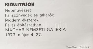 Szilvásy Nándor (1927-2011): Finn kulturális hét, Magyar Nemzeti Galéria, plakát, papír, jelzett a p...