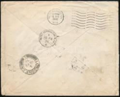 1938 Expressz légi levél Londonba / Express airmail cover to London