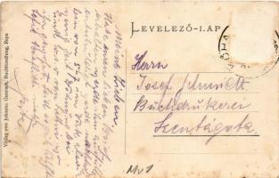 Kőhalom, Reps, Rupea, Cohalm; látkép, vár. Johanna Gunesch kiadása / street view, castle (Rb)