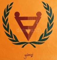 Gönczi-Gebhardt Tibor (1902-1994): Rokkantak napja, 1981. Plakát, papír, jelzett a plakáton, felteke...