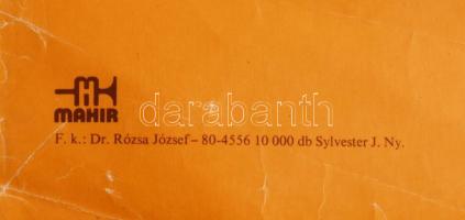 Gönczi-Gebhardt Tibor (1902-1994): Rokkantak napja, 1981. Plakát, papír, jelzett a plakáton, felteke...