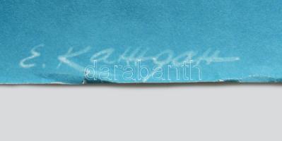 cca 1981 Szovjet propaganda plakát zászlókkal, papír, jelzett a plakáton, feltekerve, lapszéli apró ...