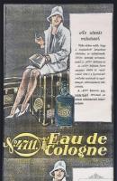 4711 Eau de cologne plakát, papír, üvegezett fakeretben, 105x38cm. KIZÁRÓLAG SZEMÉLYES ÁTVÉTEL, NEM ...