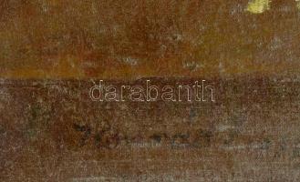 Konrád Ignác (1894-1969): Csendélet. Olaj, vászon, jelezve balra lent. Dekoratív fakeretben. 74x60 c...