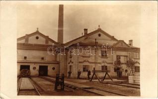 1928 Püspökladány, MÁV (Magyar Királyi Államvasutak) kazánház. photo (EK)