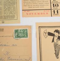 Vegyes reklám tétel, könyv prospektusok ...stb