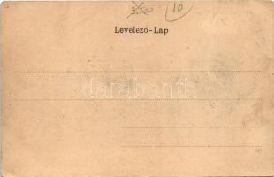 1904 Szeged, A régi belváros, Szabadság emlékoszlop (EK)