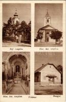 Velence, református templom, római katolikus templom, Hangya üzlete. Apostol kiadása