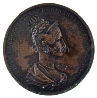 Ausztria 1836."MARIA AVGVSTA FERDINANDI I IMP ET REGIS / ET ALTERA MIHI PATRIA CORON PRAGAE MENSE SEPT MDCCCXXXVI" kétoldalas, bronz, vert emlékérem. Szign.: I. D. BOEHM F. (47mm) T:XF, patina Austria 1836. "MARIA AVGVSTA FERDINANDI I IMP ET REGIS / ET ALTERA MIHI PATRIA CORON PRAGAE MENSE SEPT MDCCCXXXVI" double-sided, bronze, struck commemorative medal. Sign.: I. D. BOEHM F (47mm) C:XF, patina