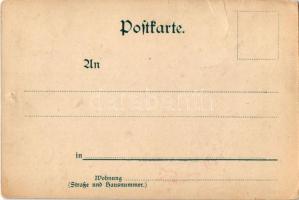 Praha, Prague, Prága; Gruss vom Verbandstage des C. V. 11-12 Mai 1899 / advertisement (pinhole)