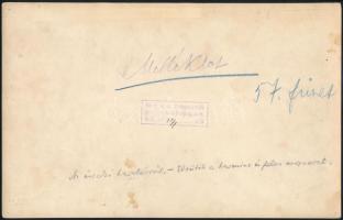 1915 Osztrák-magyar 30 és feles mozsár (Škoda 30.5 cm Mörser M. 11) elsütése, nagyméretű sajtófotó, ...