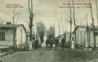 Örkény katonai tábor bejárata