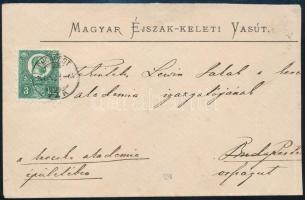 1874 "BUDAPEST VÁR" helyi levél 3kr bérmentesítéssel / local cover with 3kr franking