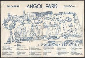 cca 1930 Budapest, Angol Park prospektus