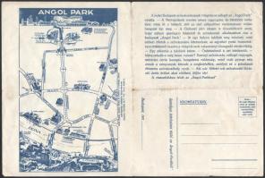 cca 1930 Budapest, Angol Park prospektus