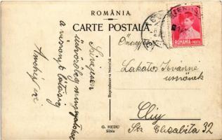 Segesvár, Schässburg, Sighisoara; Vederea Cetatii. G. Hedu / Burgansicht / látkép, vár / view, stree...