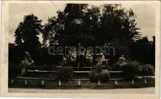 Kolozsvár, Cluj; Parcul orasului / Sétatéri szökőkút / park, fountain (EK)