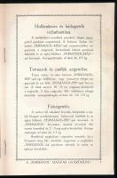 cca 1930 Permanol vízhatlan szigetelőanyag, Posnansky és Strelitz Bp. V. prospektus