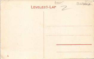 Zsolna, Sillein, Zilina; Ferenc József tér, üzletek. 9. (W.L. ?) / square, shops (EK)