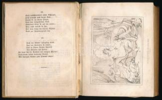 cca 1840 "Göthe-Gallerie" füzetek kolligátuma, összesen 91 db egészoldalas acélmetszettel,...