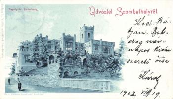 Szombathely Bagolyvár litho