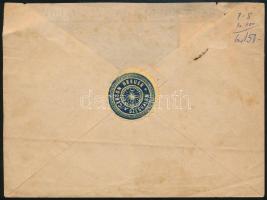 1873 Réznyomat 2kr + 3kr "SZEGHALOM" - Budapest (40.000) (hajtóka hiány)