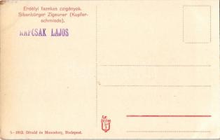 Erdélyi fazekas cigányok lepénnyel / Siebenbürger Zigeuner (Kupferschmiede) / Transylvanian folklore...