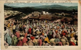 1933 Ouezzan, La Marché des femmes / women's market (fl)