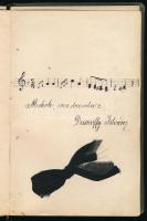 cca 1903-1909 Emlékkönyv miskolci, erdélyi (Nagyenyed, Kolozsvár, Ada Kaleh), felvidéki (Eperjes) be...