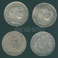 1896. 1K Ag "Millenium" + 1914-15 1K + 1939 1P Ag T:2/2-