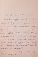 1888-1954 Kolozsvár, emlékkönyv érdekes bejegyzésekkel, közte De Gerando Antonina (1845-1914) pedagó...