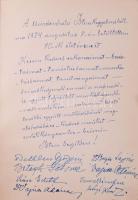 1888-1954 Kolozsvár, emlékkönyv érdekes bejegyzésekkel, közte De Gerando Antonina (1845-1914) pedagó...