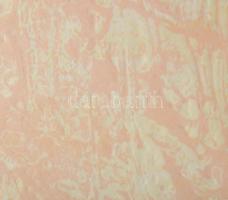 François Fiedler, Fiedler Ferenc (1921-2001): Rózsaszín-fehér kompozíció (cím nélkül). Vaskarc, papí...