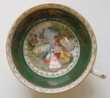 Dekoratív festett porcelán csésze / Chinaware cup